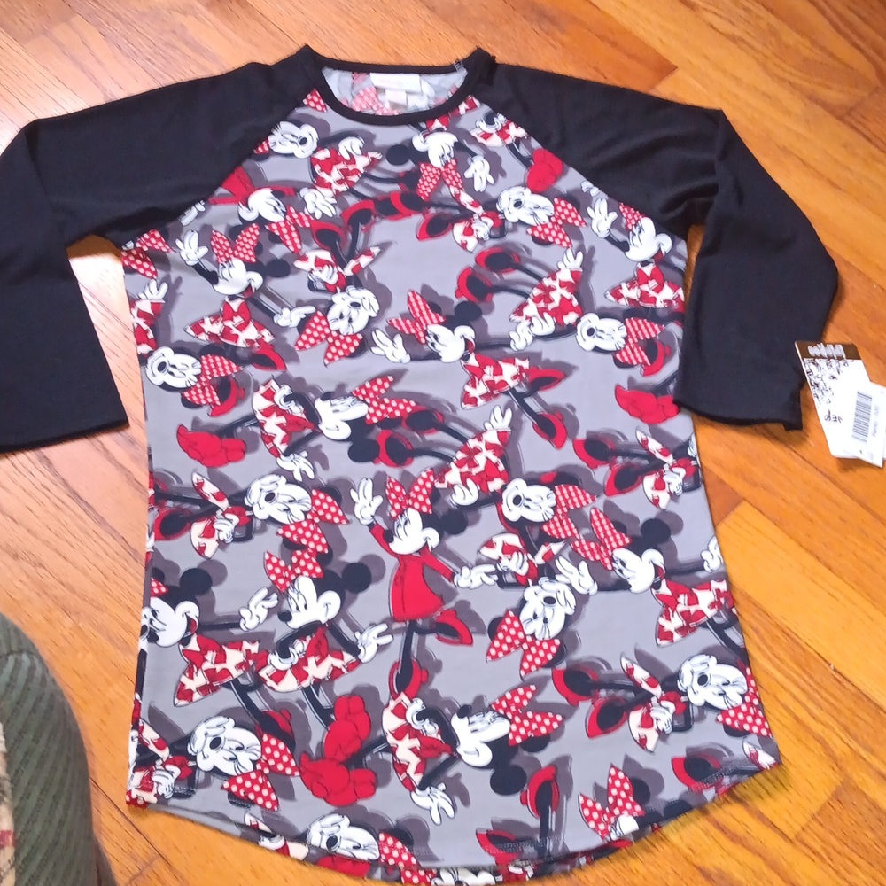 NWT Disney LulaRoe Disney Minnie Mouse Randy Top ■ Size XXS